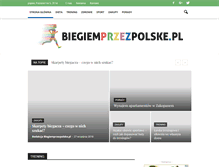 Tablet Screenshot of biegiemprzezpolske.pl